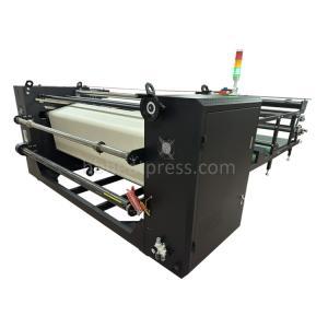 Heat roller press machine for fabric
